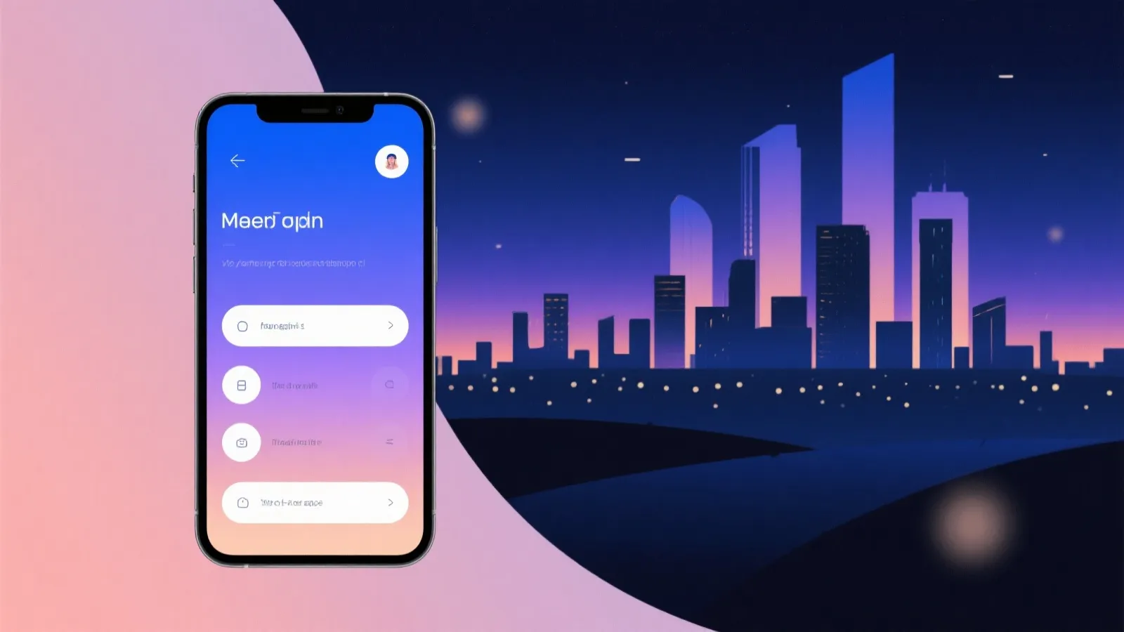 移动端产品与信息服务示意图